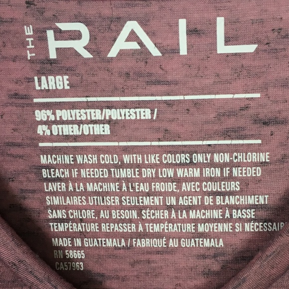 Nordstrom The Rail Men's V-Neck T-Shirt Large - Picture 3 of 3